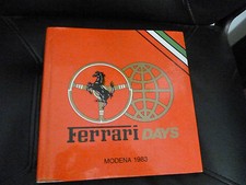 FERRARI DAYS MODENA 1983 - automobilismo - illustrato