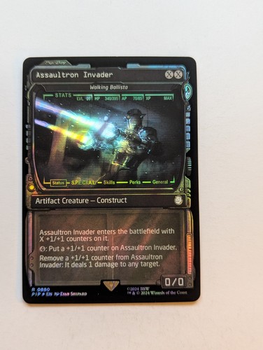 Assaultron invader walking - assaultron,