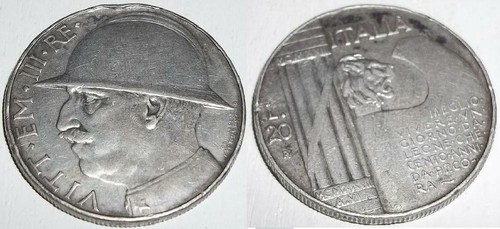 Autentica lire 1928 - 20,