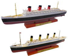 QUEEN MARY + TITANIC piroscafo