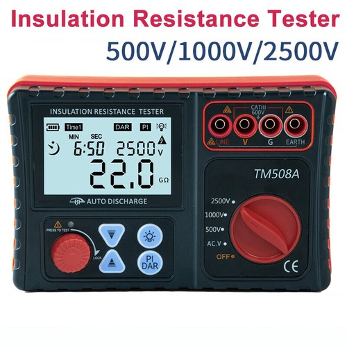 Tester resistenza isolamento - tester,