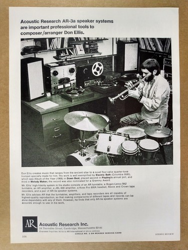 1969 acoustic research 3a - acoustic,