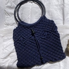 Borsetta macramè marina fatta