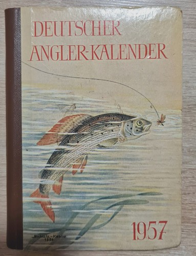 Calendario tedesco pesca 1957