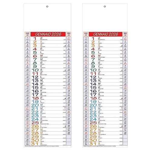 Calendario 2026 olandese - , da