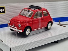 Fiat 500 L Red - Burago - 1/16