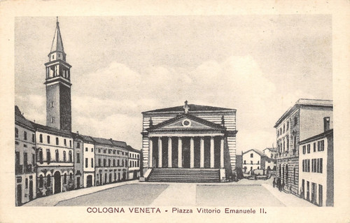 2374 cartolina cologna veneta - cologna,