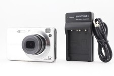 Sony Cyber-Shot DSC-W120 7,2 megapixel fotocamera digitale ARGENTO/SENZA BATTERIA usata dal Giappone