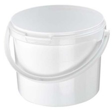 Secchio plastica vuoto semplice 5 lt per miscelare vernici pittura idropittura