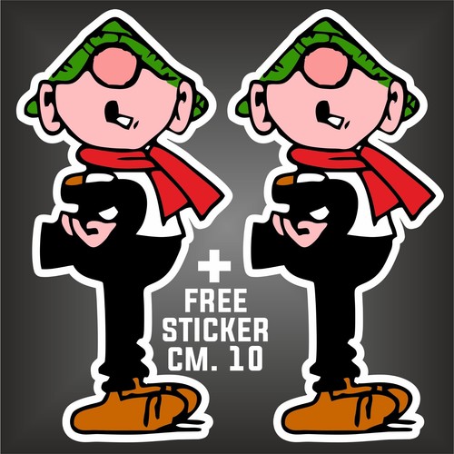 Adesivo andy capp decal - andy,