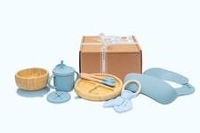 Set Pappa Svezzamento Bamboo Blu. Svezzamento senza pensieri