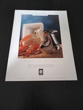 1992 CALEGARO COLLEZIONE NATURA ARGENTO DESIGN FABIAN DE SANTOS VINTAGE AD PUB