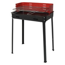 Barbecue Flavia a Carbone Carbonella Griglia Acciaio BBQ 35x50x80 cm