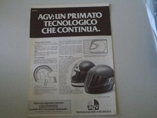 advertising Pubblicità 1980 CASCO HELMET AGV X-3000 S/CX 2000