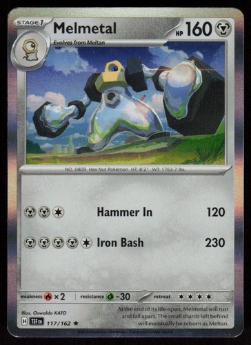 Melmetal 117 162 raro pokemon - melmetal,
