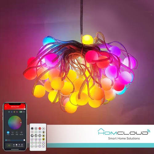 Catena sfere luminose - catena,