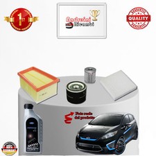 KIT TAGLIANDO 4 FILTRI E OLIO FORD FIESTA VI 1.4 16V GPL 71KW 96CV 2009 ->