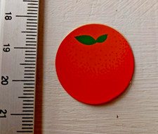 Adesivo raro -Radio Arancia 104 -diametro mm 25