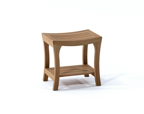 Banco doccia teak sgabello - in,
