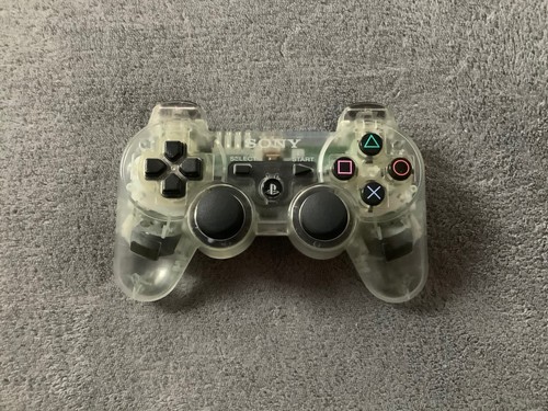 Manette ps3 clear transparente - manette,