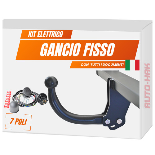 Gancio traino fisso per - di,