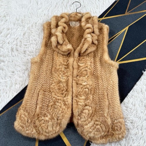 Cappotto gilet visone - , dorato