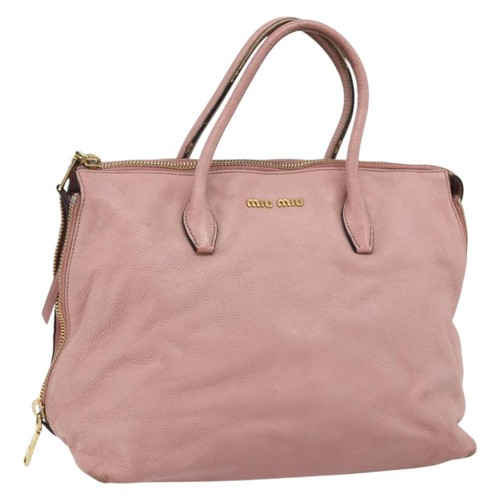 Borsa mano miu - miu, pelle