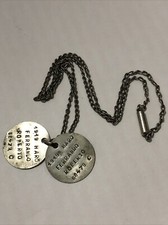 MILITARIA- PIASTRINA RICONOSCIMENTO MARO’-ANNO 1919