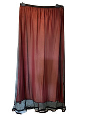 Gonna lunga svasata Benetton da sera taffetà e tulle taglia M ottimo stato