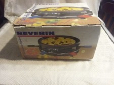 GRILL RACLETTE CREPIERE SEVERIN MAI USATA  COMPLETA CON PELLICOLA DI PROTEZIONE