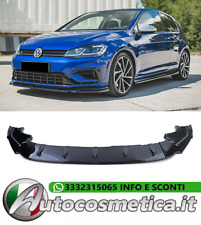 CUP spoiler lama splitter anteriore nero lucido per VW Golf 7 7.5 GTI 2016-2019