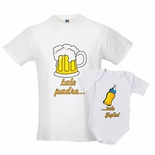 Coppia T-shirt tutina body