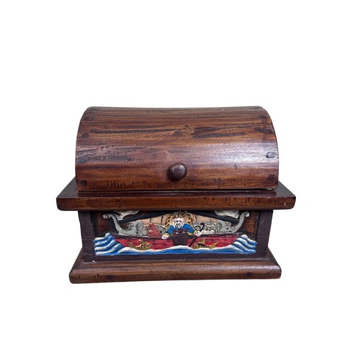 Baule vintage legno - vintage,