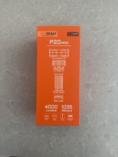 Acebeam p20 mini 4000 lumen - acebeam,
