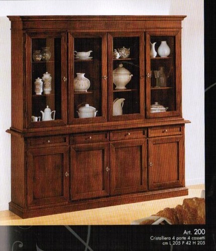 Credenza cristalliera arte - credenza,