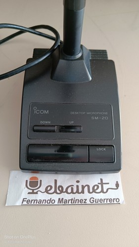 Icom micrófono - icom, sm-20