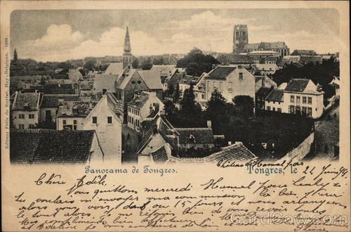 Tongeren belgio veduta - tongeren,, della