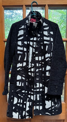 Desigual fitted coat - desigual, women's