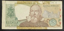 2000 LIRE GALILEO FALSO D'