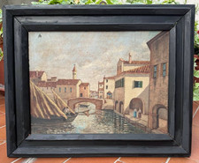 ANTICO DIPINTO OLIO SU