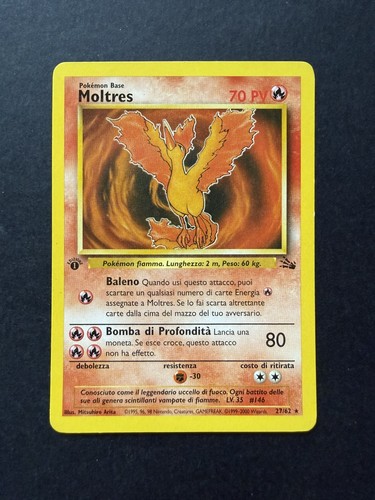 Carta pokemon moltres - carta, 27/62
