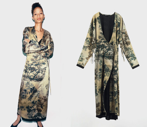 Zara abito lungo kimono - zara,