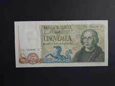 5000 LIRE CRISTOFORO COLOMBO