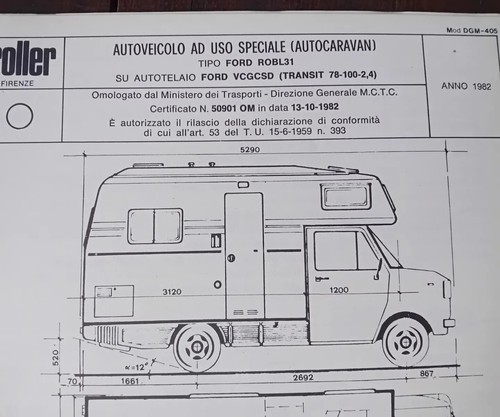 Roller ford transit robl31 - transit,