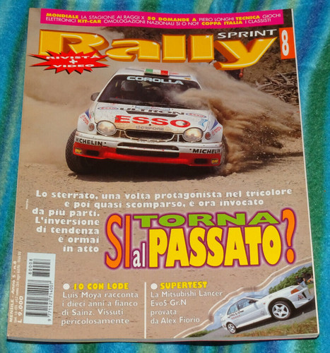 Rally sprint rivista rallye - rally, di