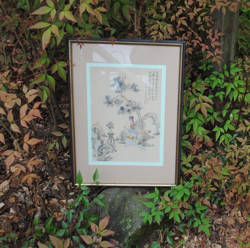 Antico quadro cinese seta - su,