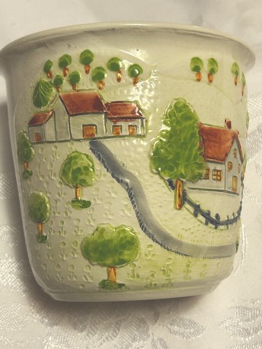 Vaso fioriera ceramica bassano - vaso,