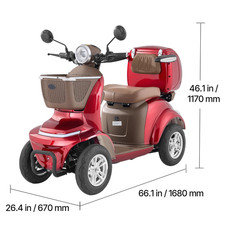 Uimoso Scooter elettrico a 4