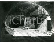 1955 ca GENOVA Impalcature di costruzione galleria AUTOSTRADA DEI GIOVI *Foto