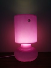 Lampada da tavolo vintage rosa